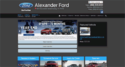 Desktop Screenshot of alexanderauto.com