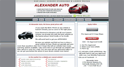 Desktop Screenshot of alexanderauto.ca